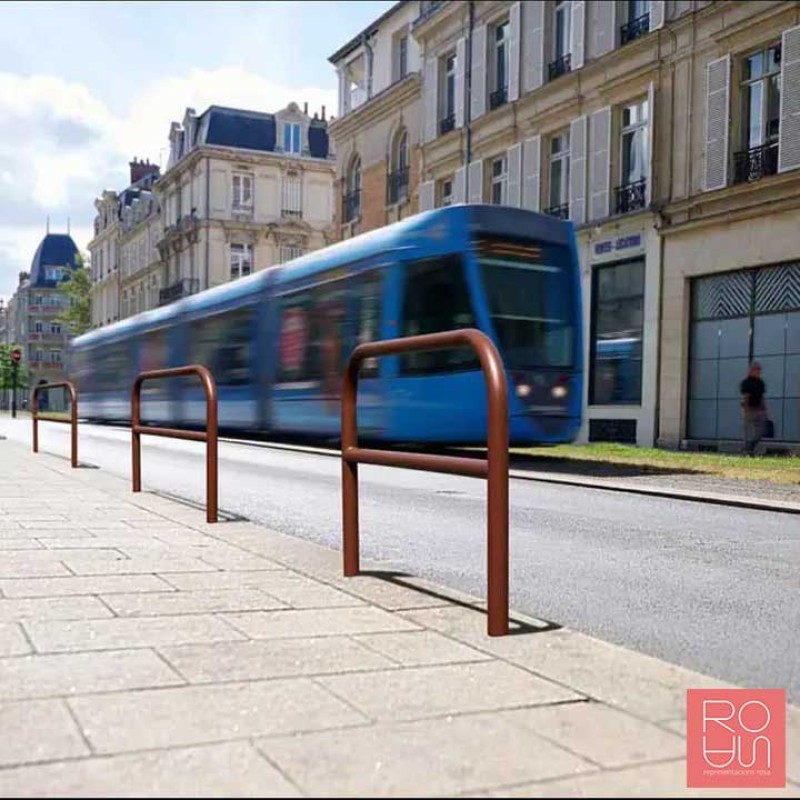 Barana d'Arc Reforçat de Ø 60 mm  acabat pintat sobre galvanitzat